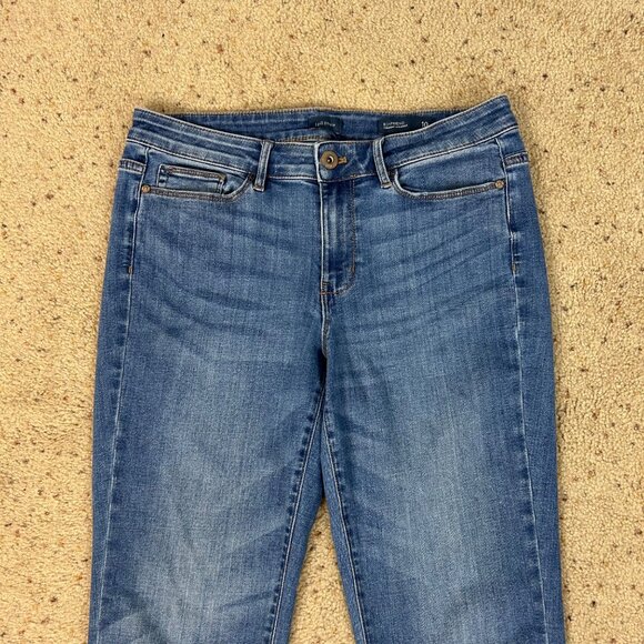 J.Jill Denim Boyfriend Straight Leg Ankle Jeans Size 10 Petite Women's - Picture 2 of 4